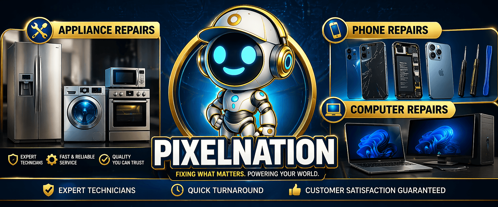 PixelNation advanced repair and training in Emporia Kansas